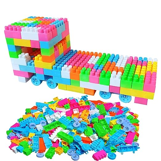 Humming Bird Building Blocks Toy for Kids Puzzle Games for Kids|Toy for Kids Girls & Boys Brain Game Best Gift Toy Smart Activity Fun for Kids|Latest Learning 120 Blocks Pouch Packaging Multicolor