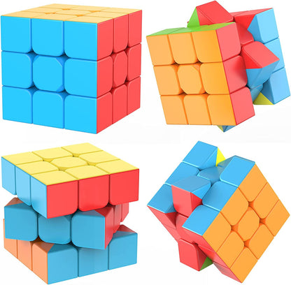 Humming Bird 3x3 Cube Toys for Kids Sticker Less Speed Puzzle Game for Children with Adjuster Screwdriver